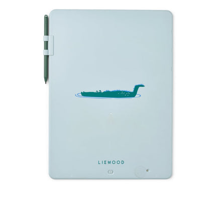 Liewood Tekentablet Zora Croco/ Dove Blue koop je bij Babywinkel