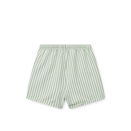Liewood Zwembroek Kind Duke Stripe Peppermint / Crisp White koop je bij Babywinkel