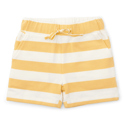 Little Dutch Baby Broekje Kort Sunny Yellow Stripes koop je bij Babywinkel