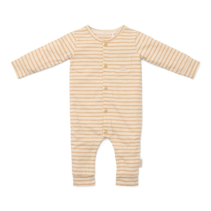 Little Dutch Baby Pyjama Natural Stripes koop je bij Babywinkel