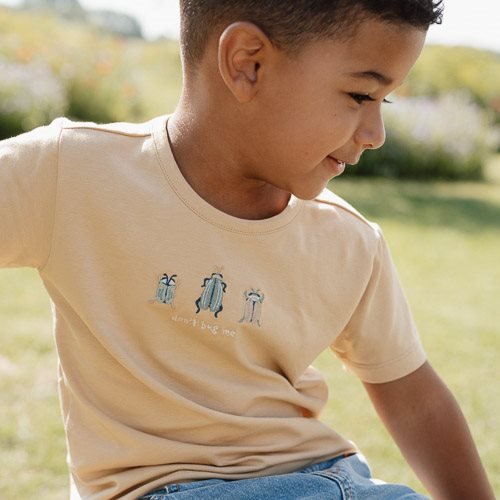 Little Dutch Baby Shirt Korte Mouw Almond koop je bij Babywinkel