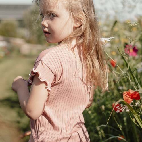 Little Dutch Baby Shirt Korte Mouw Pink Blush koop je bij Babywinkel
