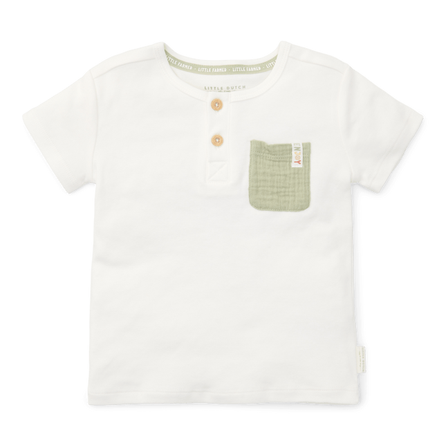 Little Dutch Baby Shirt Korte Mouwen Off White Farm Life koop je bij Babywinkel