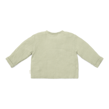 Little Dutch Baby Shirt Lange Mouwen Mousseline Grass Green koop je bij Babywinkel