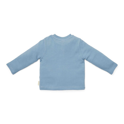 Little Dutch Baby Shirt Lange Mouwen Wafel Ice Blue koop je bij Babywinkel
