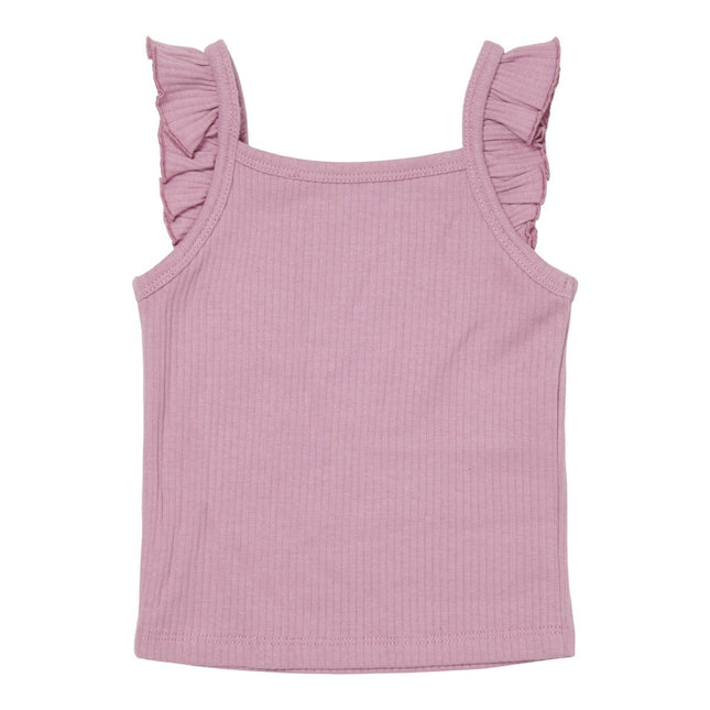 Little Dutch Baby Shirt Met Ruffels Mauve koop je bij Babywinkel