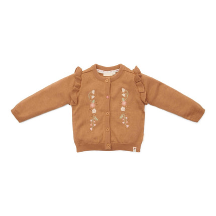 Little Dutch Baby Vestje Gebreid Brown koop je bij Babywinkel