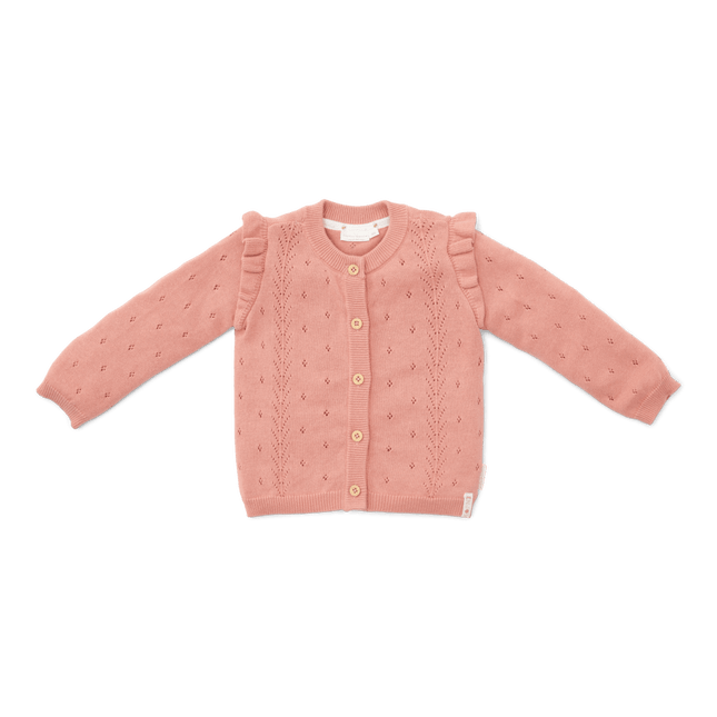 Little Dutch Baby Vestje Gebreid Rose Pink koop je bij Babywinkel
