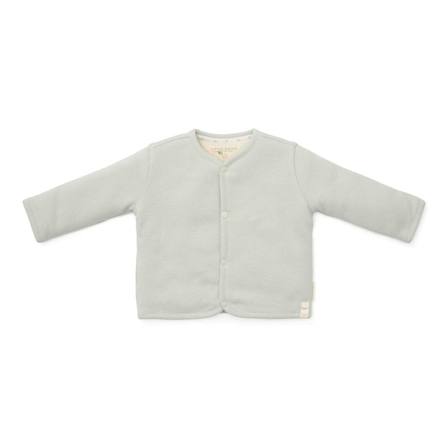 Little Dutch Baby Vestje Wafel Soft Green koop je bij Babywinkel