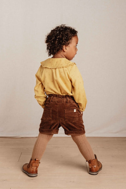 Little Dutch Babyblouse Winter Warm Yellow Blooming Flower Girls koop je bij Babywinkel