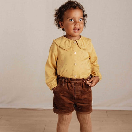 Little Dutch Babyblouse Winter Warm Yellow Blooming Flower Girls koop je bij Babywinkel
