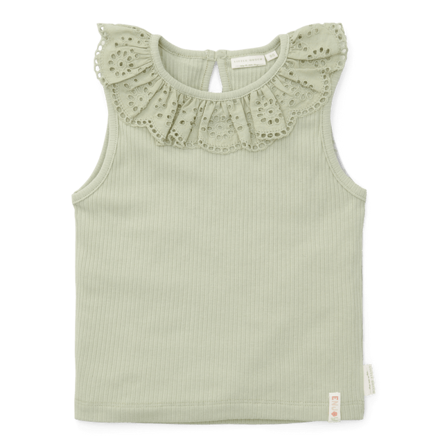 Little Dutch Babyhemdje Rib Grass Green koop je bij Babywinkel