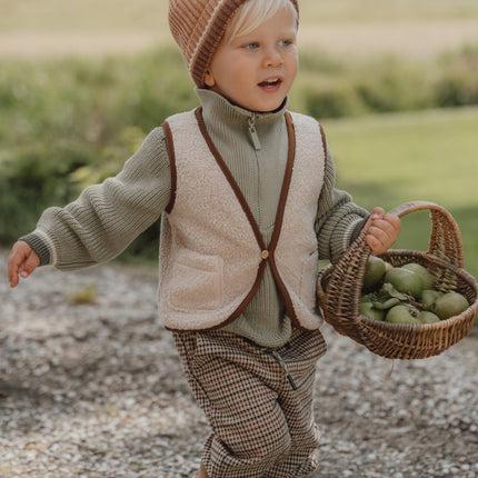 Little Dutch Babymutsje Gebreid Brown koop je bij Babywinkel