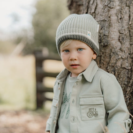 Little Dutch Babymutsje Gebreid Green koop je bij Babywinkel