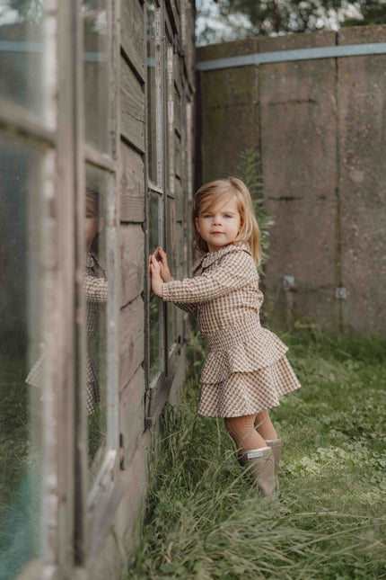Little Dutch Babyrokje Brown Check koop je bij Babywinkel