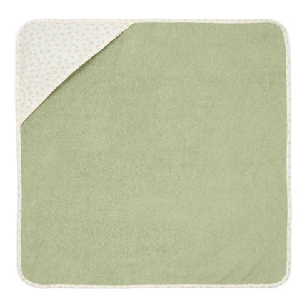 Little Dutch Badcape Baby Blueberry Leaves 100X100Cm koop je bij Babywinkel