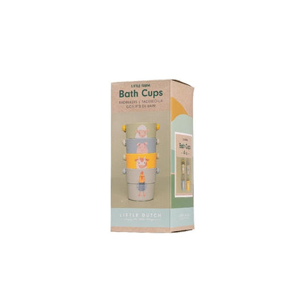 Little Dutch Badspeelgoed Farm Cups koop je bij Babywinkel