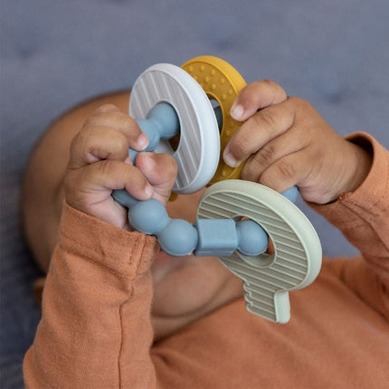 Little Dutch Bijtring Siliconen Sleutelbos Bl. koop je bij Babywinkel