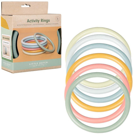 Little Dutch Educatief Speelgoed Activity Ringen 6St koop je bij Babywinkel