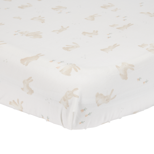 Little Dutch Hoeslaken Ledikant Wit Baby Bunny 70X140/150Cm koop je bij Babywinkel