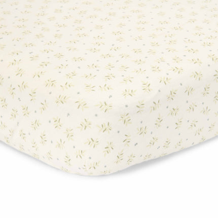 Little Dutch Hoeslaken Peuter Blueberry Leaves 70X140Cm koop je bij Babywinkel