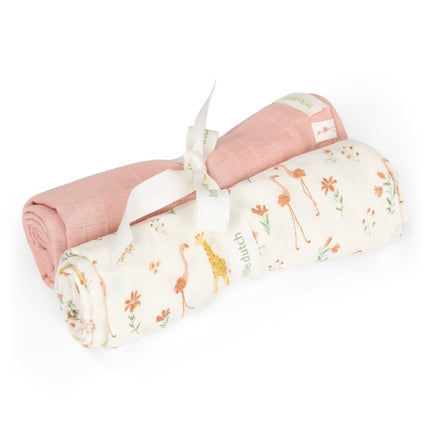 Little Dutch Hydrofiele Doek Blooming Safari 70X70Cm koop je bij Babywinkel