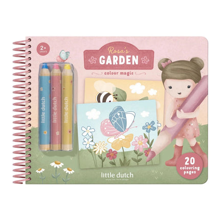 Little Dutch Kleurboek Rosa Garden koop je bij Babywinkel