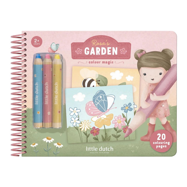 Little Dutch Kleurboek Rosa Garden koop je bij Babywinkel