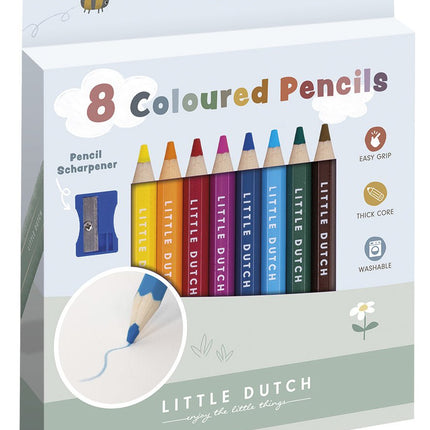 Little Dutch Kleurpotloden 9St koop je bij Babywinkel