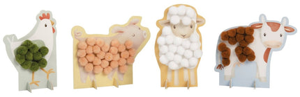 Little Dutch Knutselpakket Little Farm Pompom Bolletjes koop je bij Babywinkel