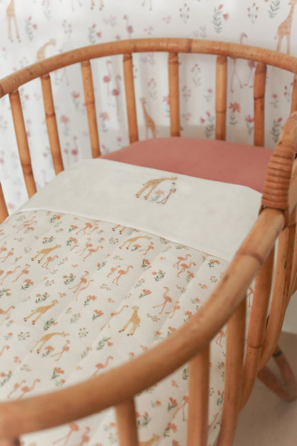 Little Dutch Ledikantlaken Flamingo Wit koop je bij Babywinkel