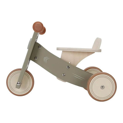 Little Dutch Loopfiets Driewieler Olive koop je bij Babywinkel