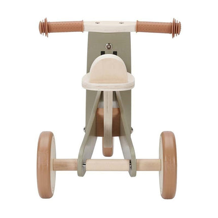Little Dutch Loopfiets Driewieler Olive koop je bij Babywinkel