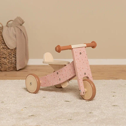 Little Dutch Loopfiets Driewieler Roze koop je bij Babywinkel