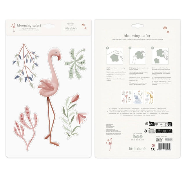 Little Dutch Muursticker Blooming Safari koop je bij Babywinkel
