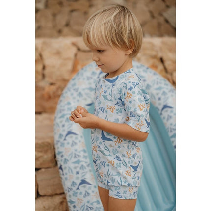 Little Dutch Opblaasboot Ocean Dreams Blue 100X67cm koop je bij Babywinkel