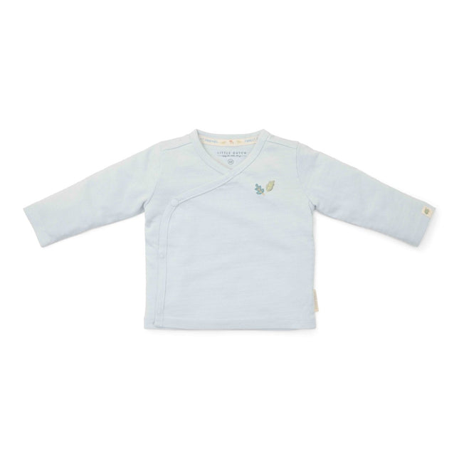 Little Dutch Overslag Shirt Baby Lange Mouw Baby Blue koop je bij Babywinkel