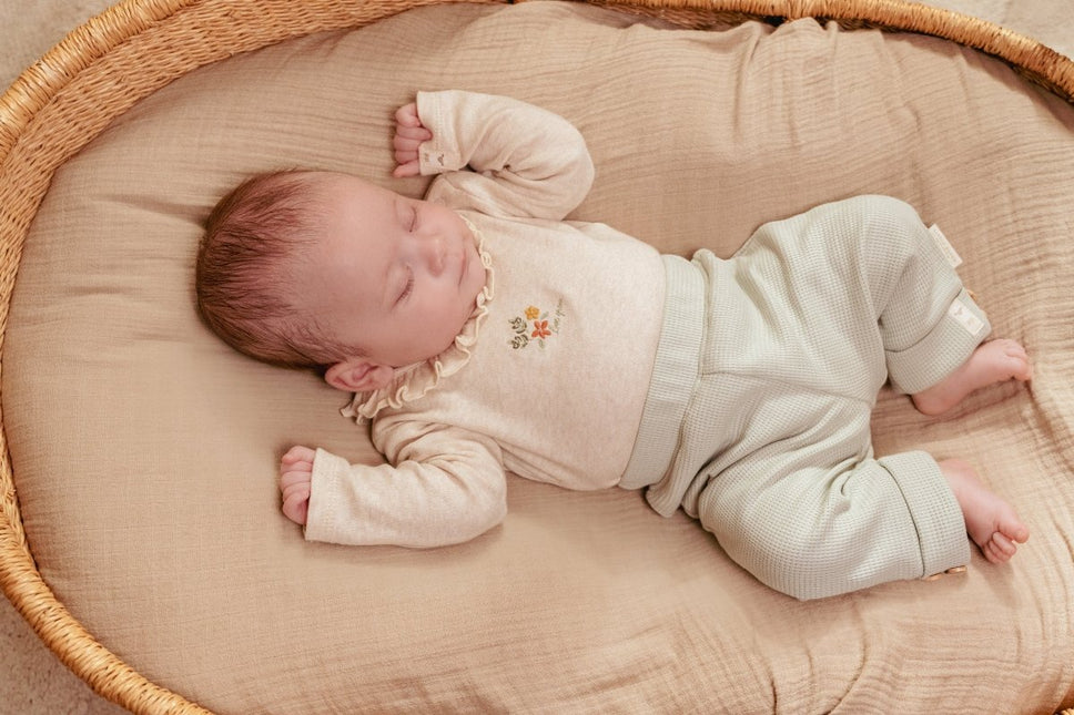 Little Dutch Romper Sand Melee Lange Mouw koop je bij Babywinkel
