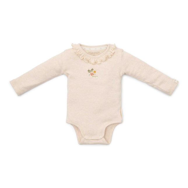 Little Dutch Romper Sand Melee Lange Mouw koop je bij Babywinkel