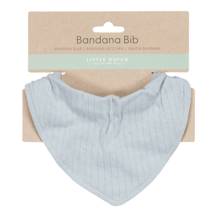Little Dutch Slabbetje Bandana Pure Soft Blue koop je bij Babywinkel