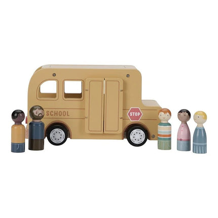 Little Dutch Speelgoed Bus Hout met Poppetjes koop je bij Babywinkel