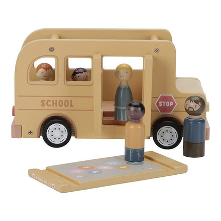 Little Dutch Speelgoed Bus Hout met Poppetjes koop je bij Babywinkel
