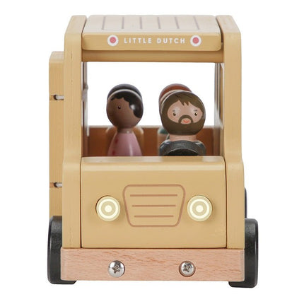 Little Dutch Speelgoed Bus Hout met Poppetjes koop je bij Babywinkel