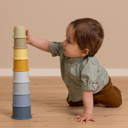 Little Dutch Stapeltoren Blauw koop je bij Babywinkel