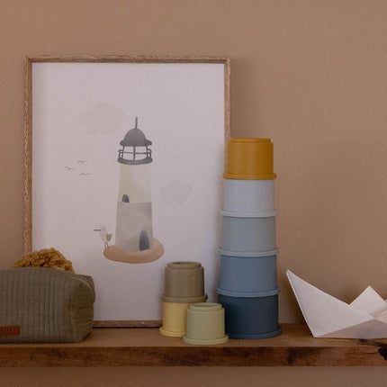Little Dutch Stapeltoren Blauw koop je bij Babywinkel