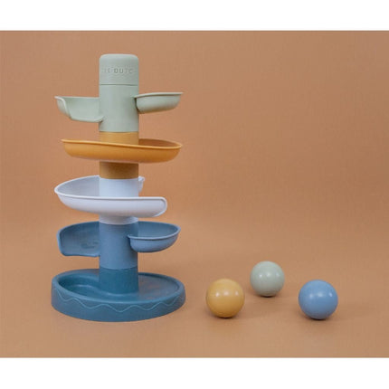 Little Dutch Stapeltoren Blauw met Ballen koop je bij Babywinkel