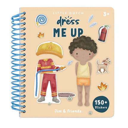 Little Dutch Stickerboek Aankleedboek Jim En Friends koop je bij Babywinkel