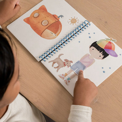Little Dutch Stickerboek Aankleedboek Jim En Friends koop je bij Babywinkel