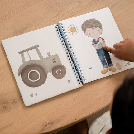 Little Dutch Stickerboek Aankleedboek Jim En Friends koop je bij Babywinkel
