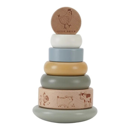 Little Dutch Tuimerlaar Stapeltoren Little Farm koop je bij Babywinkel